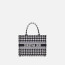 디올 Dior Book Houndstooth 스몰 토트 백 